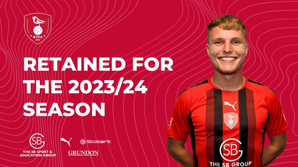 George Knight, RETAINED FOR THE 2023/24 SEASON! 

To Sponsor KNIGHT for the 2023/24 season contact louie@thesbgroup.co.uk for Package details.       

#TOGETHERBTFC #COYR #OneClub