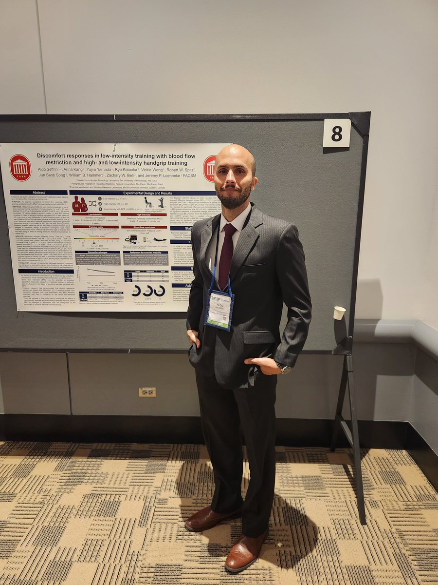 Aldo Seffrin is presenting a Thematic in Room 703 #OleMissMuscle #ACSM23