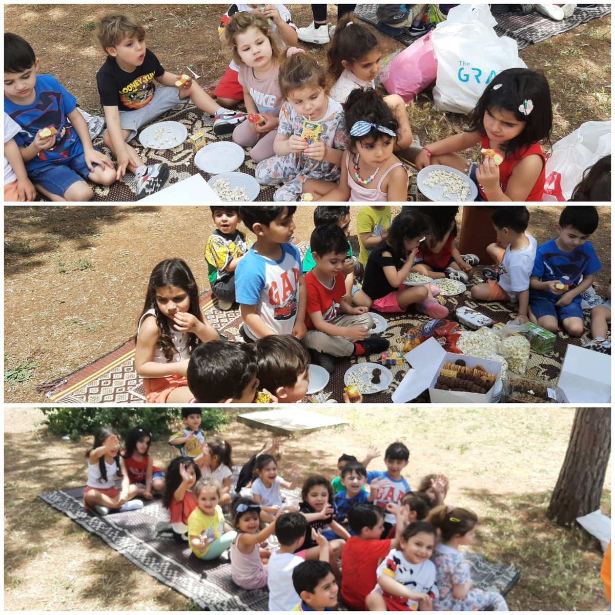 yaman_dima's tweet photo. KG1c learners enjoyed their picnic and enjoyed eating snacks with their friends🥐🍫🥨🍩🍿😊
@tbaassiri @reem_lutfi @sashgh @Hhhsinfo @MaryamBaghdadi_ https://t.co/XJgY1ym6tx