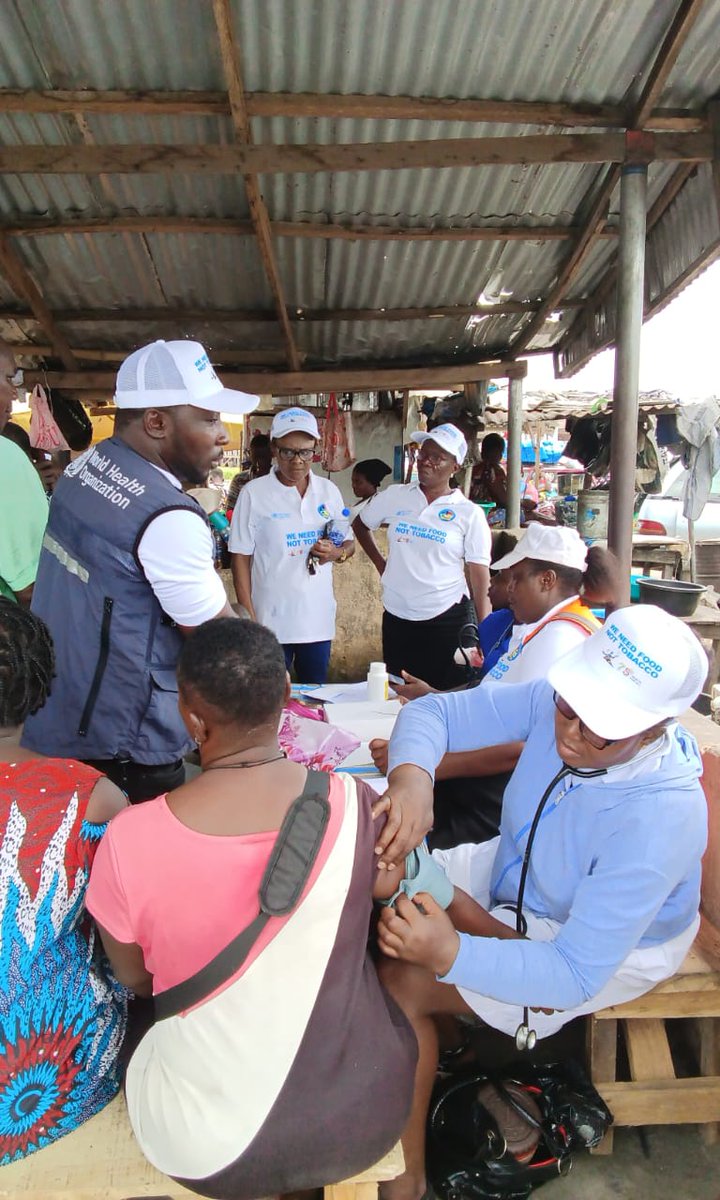 Faith_Ireye's tweet photo. Delta State MOH, SPHCDA, Sapele, Warri South, Oshimili South and Oshimili North LGAs, in collaboration with WHO celebrates World No Tobacco Day today 31st May, 2023 with a road show, sensitization, integration of other PHC interventions in 4 motor parks in the LGAs https://t.co/P6fHVjBfVE