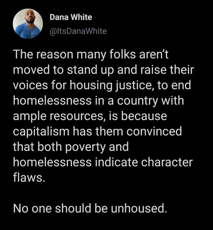 opinorg's tweet image. No one should be homeless and being poor is not an indicator of worth.

#Phoenix #Dallas #SourceOfIncome