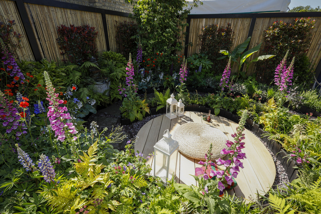 DuirDesign's tweet photo. Judging for #BordBiaBloom2023 is complete. We're  thrilled to unveil "Virtual Haven"! A blend of Irish cottage charm with  captivating Asian influences. Join us this weekend to experience the serenity and beauty in both reality and virtual reality! https://t.co/whbvQW1Dwg