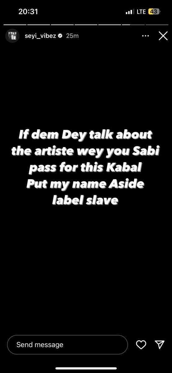 itzbasito's tweet photo. Seyi Vibez speaks… https://t.co/ry5w2A5yq5