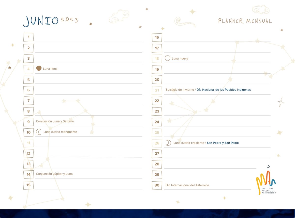 astrofisicaMAS's tweet photo. Llegamos a mitad de año y este mes, son los #asteroides los que adornan nuestro #CalendarioMAS ¿Sabes por qué? Porque a fin de mes estaremos celebrando el #AsteroidDay #DíaInternacionalDelAsteroide ☄💥
🗓Planifica #junio con esta hermosura!
Descárgalo
https://t.co/ydpo3APsLc https://t.co/5ChJ0Fkyck