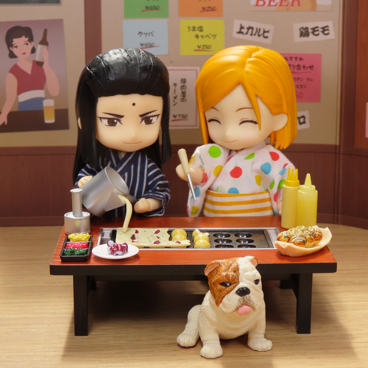 TinyElena on Twitter: "Elena, Tseng and Wayne enjoy some takoyaki 🦑 #