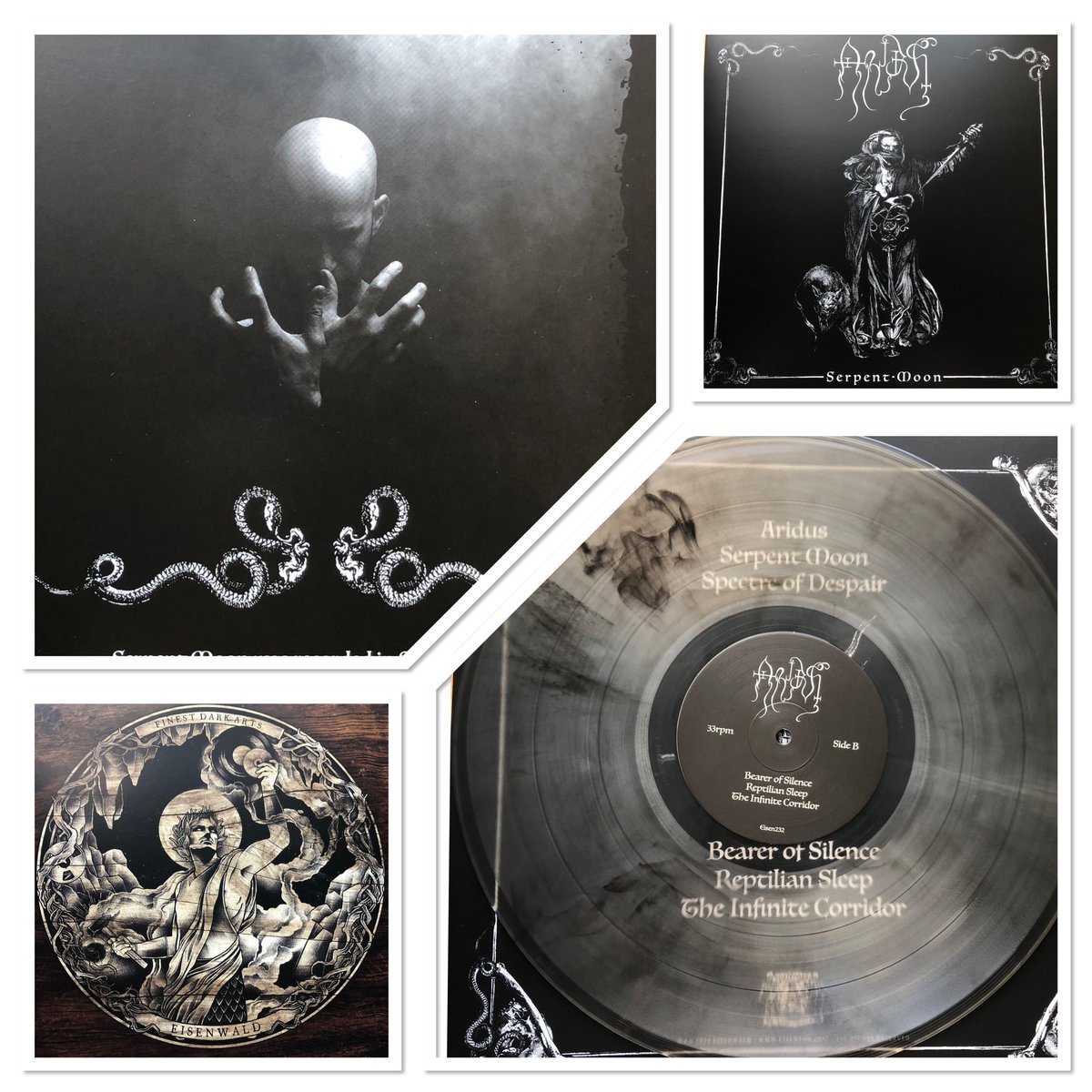 ♥️ records w/ #aridus #serpentmoon
Amazing record! #eisenwald
#vinyl #vinyllove #vinyllover #vinylcollection 
🤘🖤 @EisenwaldHammer