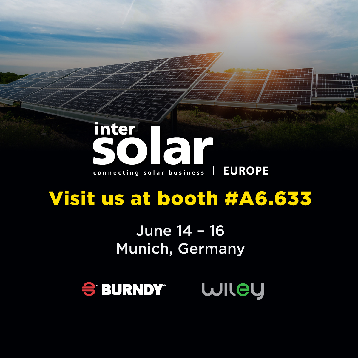 We’ll be at this year’s <a href="/Intersolar/">Zoolar</a> Europe Conference☀️ in Munich, Germany from June 14-16. Visit booth A6.633 to chat with our team of industry experts. We can’t wait to see you! Learn more about Intersolar Europe: hubs.ly/Q01RL7zp0
#InterSolarEurope
