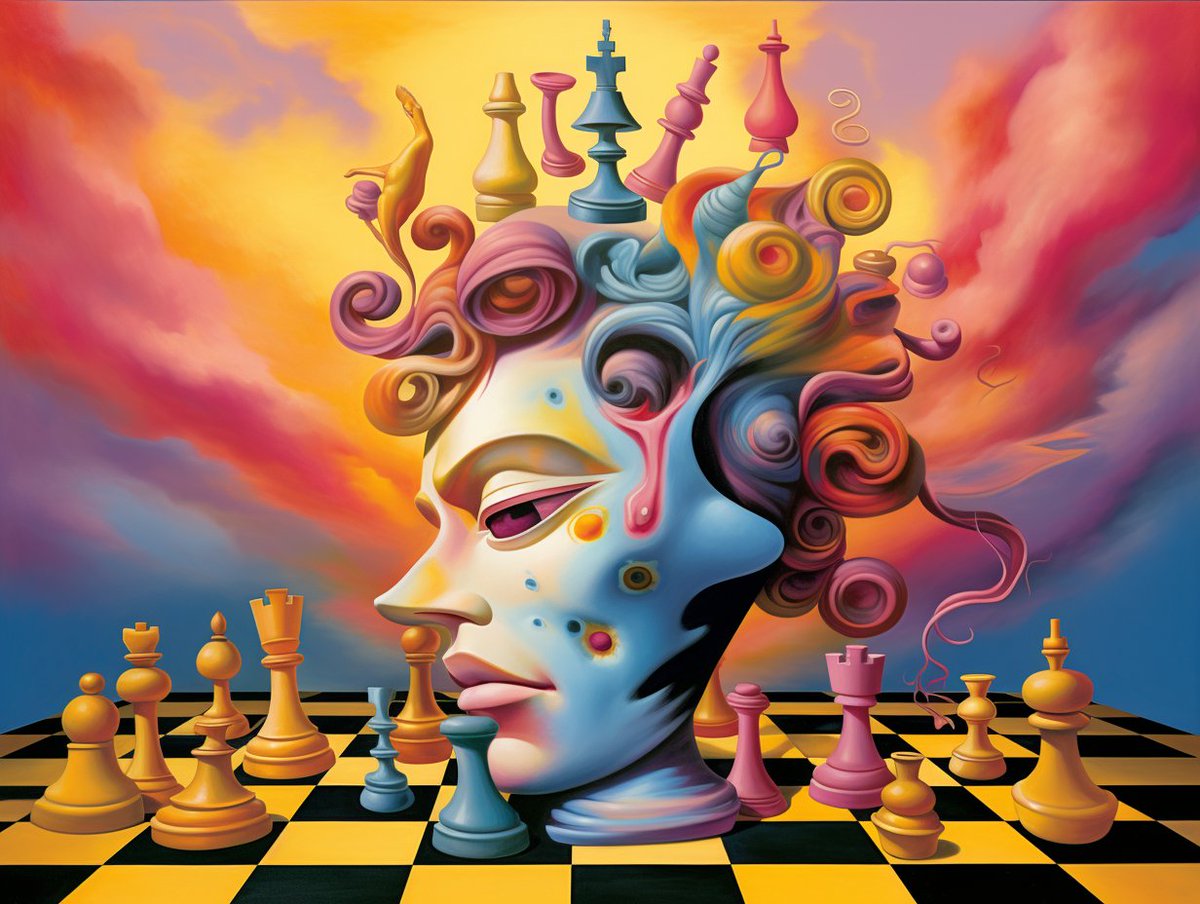 #surrealchess #surrealism #chessart #chessboard #artisticexpression #mindgames #visualart #surrealist #chesslife #creativity #imagination #abstractart #unconventional #dreamlike #visionary #symbolism #fantasyart #chessmaster #strategicthinking #artisticmind #conceptualart