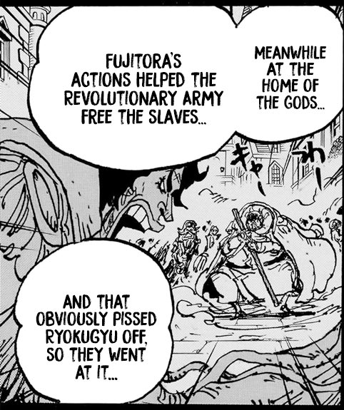 They started fighting instead of going after the revs 😭😭Admirals gotta be the most incompetent mfs ever LMFAOOO 

#ONEPIECE1085