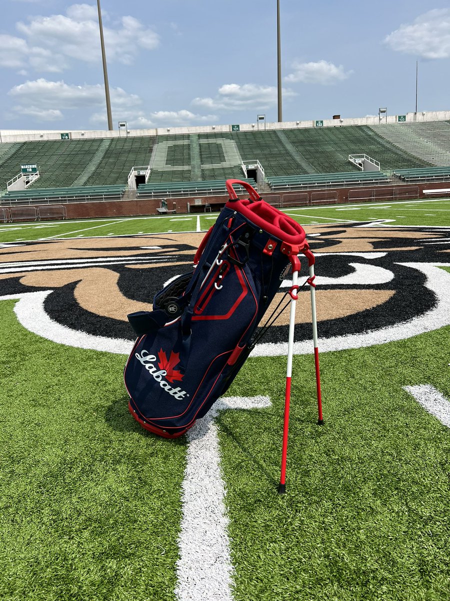 OhioSP's tweet image. Like, follow and retweet for a chance to win this Barstool, Labatt golf bag! #ohiouniversity #bobcats #img