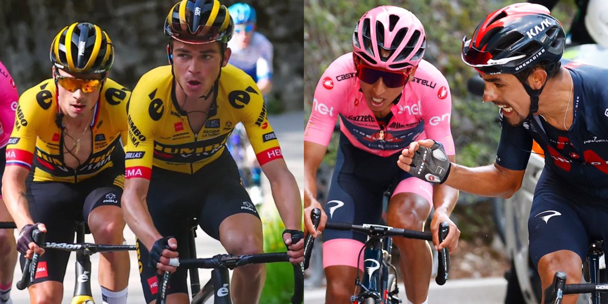 RodriSabato's tweet photo. Quien fue más determinante para el TÍTULO?👇

A) Dani Martinez en el Giro 2021 
B) Sepp Kuss en el Giro 2023 https://t.co/yyMIzPPf96