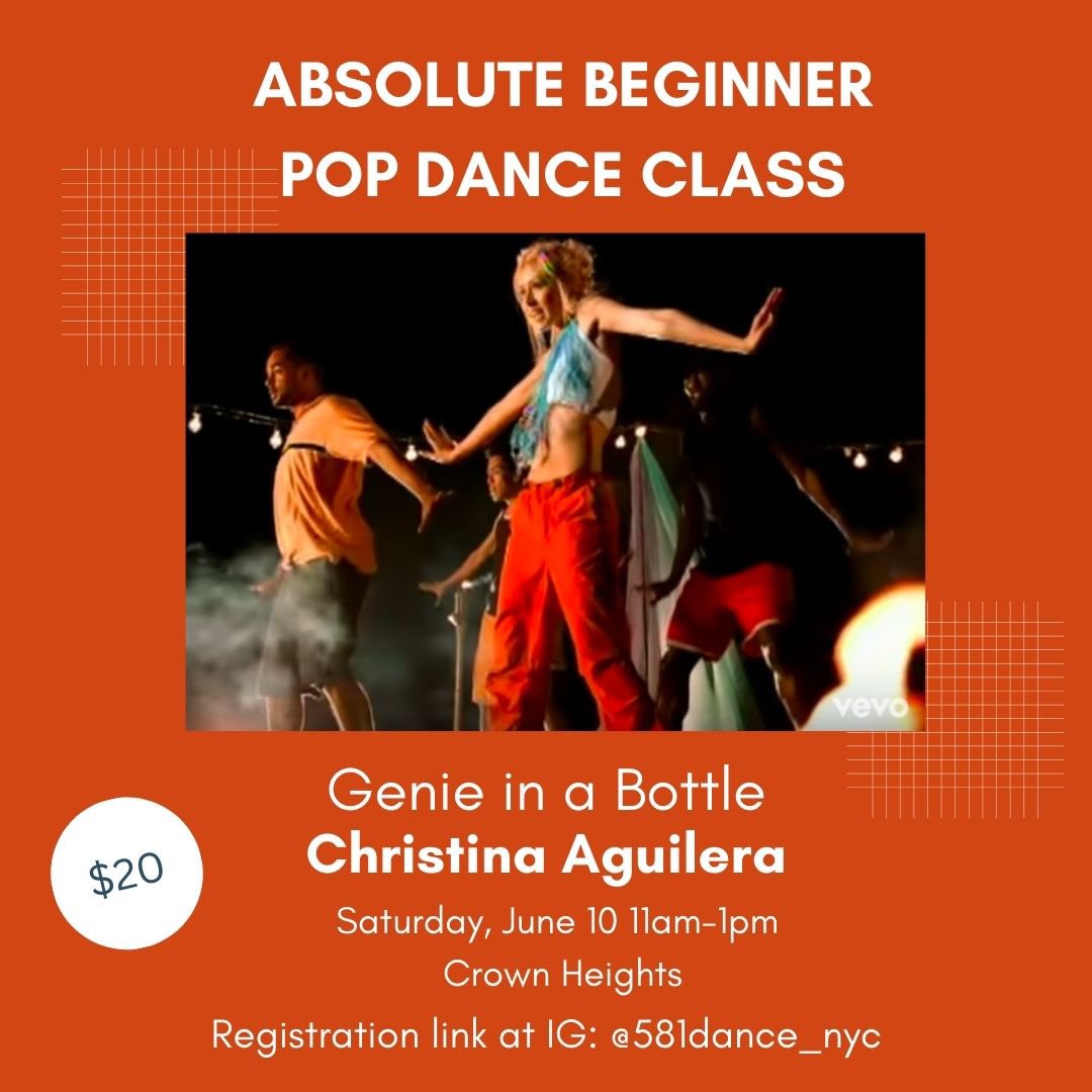 it’s christina’s turn! can’t wait to do Genie in a Bottle on saturday june 10!

#christinaaguilera #genieinabottle #90sthrowback #popdance #absolutebeginner #absolutebeginnerdance #absolutebeginnerdanceclasses #choreo #choreography #popprincess #dance #nyc