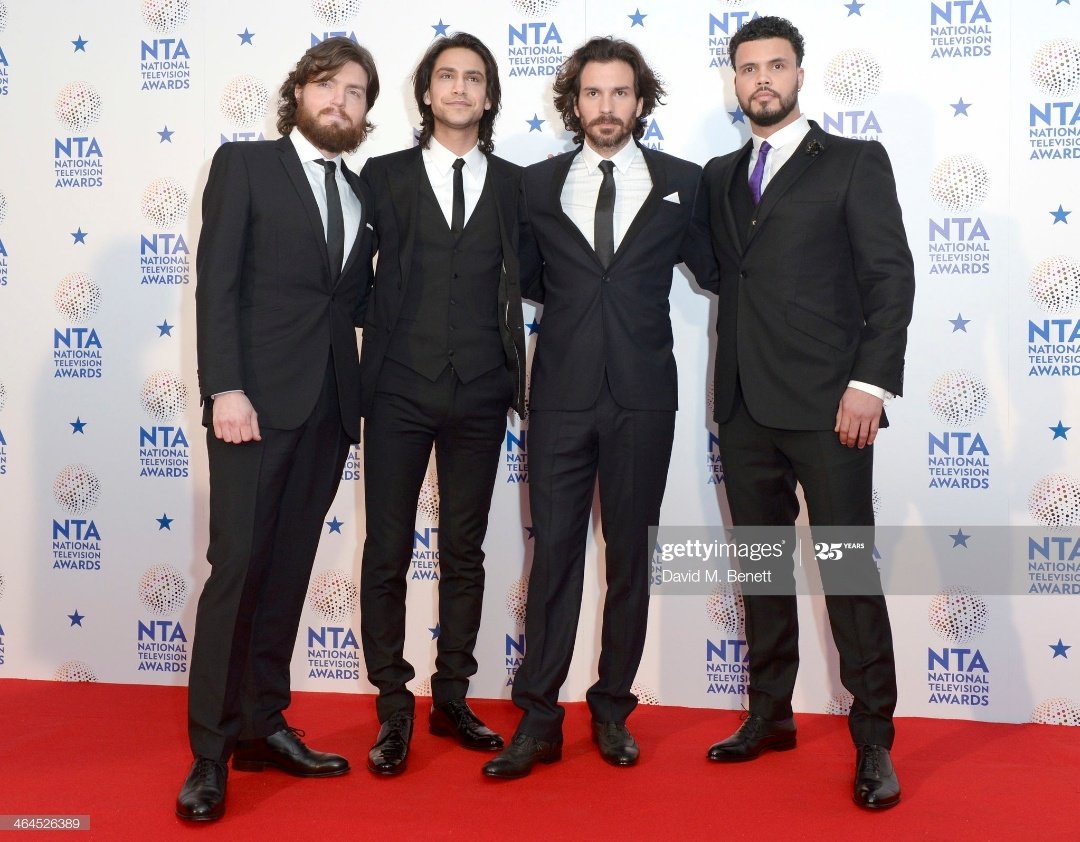 #MusketeersEurope #TheMusketeers ⚜️ at #NationalTelevisionAwards #NTA 2014 😍🔥❤️ #TomBurke #LukePasqualino #SantiagoCabrera #HowardCharles #ThrowbackThursday