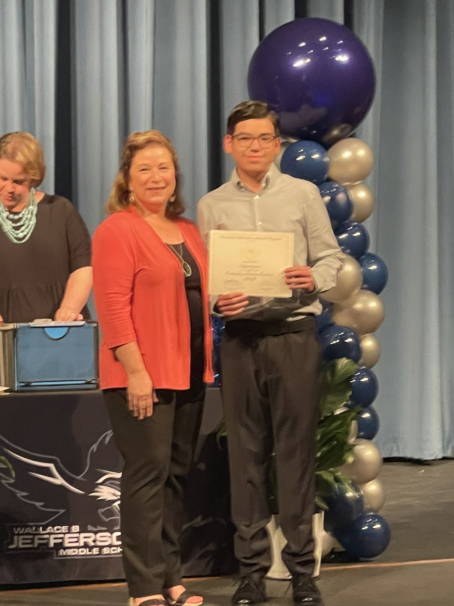 frankchavez22's tweet photo. To say we’re proud of him is an understatement. He received the Presidential Award, Outstanding Academic Excellence, and Principal's Award(Highest 8th Grade GPA). Tristan you have gone above and beyond of what makes a great student and amazing son. 
Love your biggest fans
Mom&amp;Dad https://t.co/AtDvVkE92C