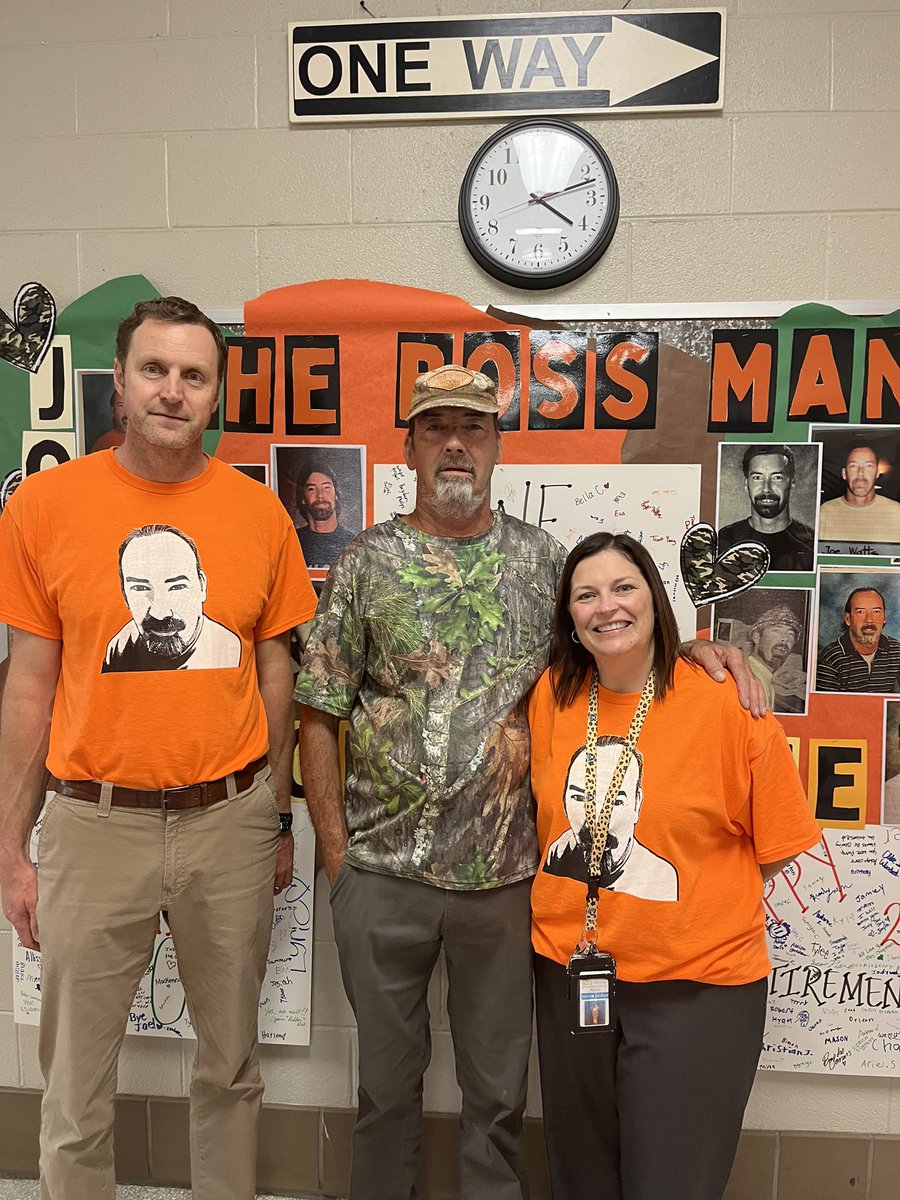 TRMSFalcons's tweet photo. Thank you, Joe, for 35+years at TRMS! It’s time to enjoy every minute of your retirement and “Get ‘R Done!” #allinBCPS https://t.co/Whn5WSW7Mb