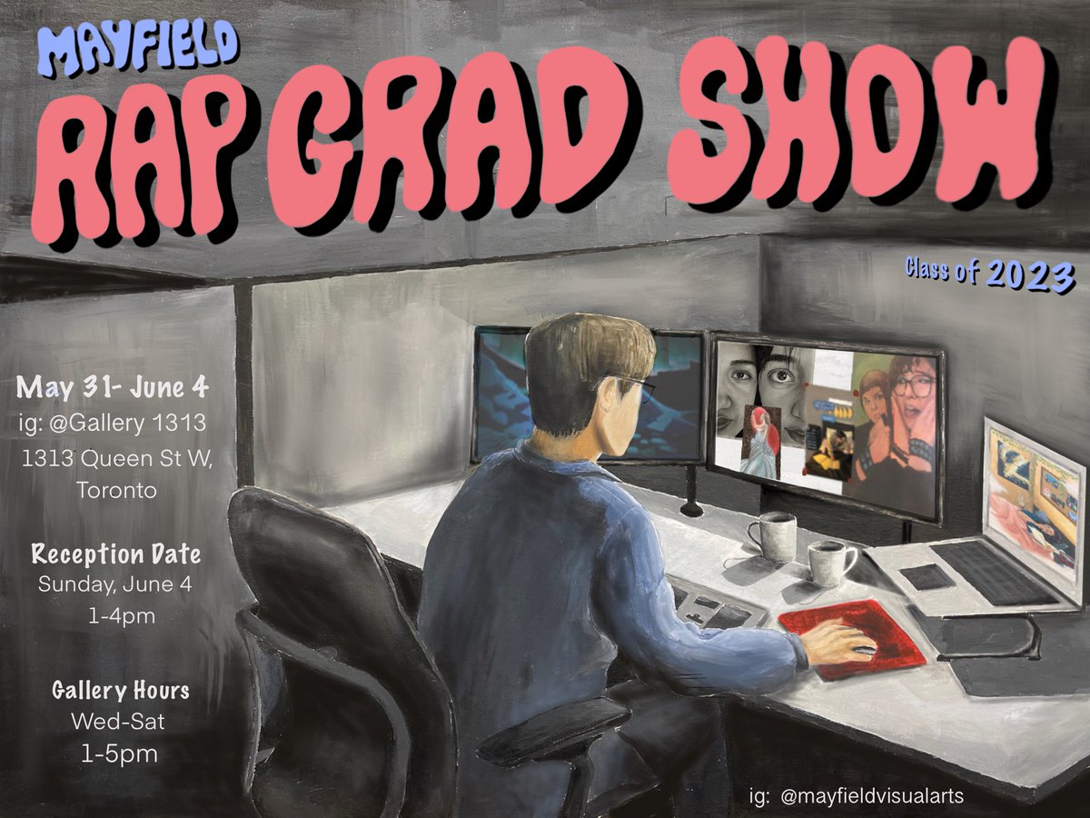 Over 40 students from Caledon Mayfield Secondary School display their art @Gallery 1313 May 31- June 4