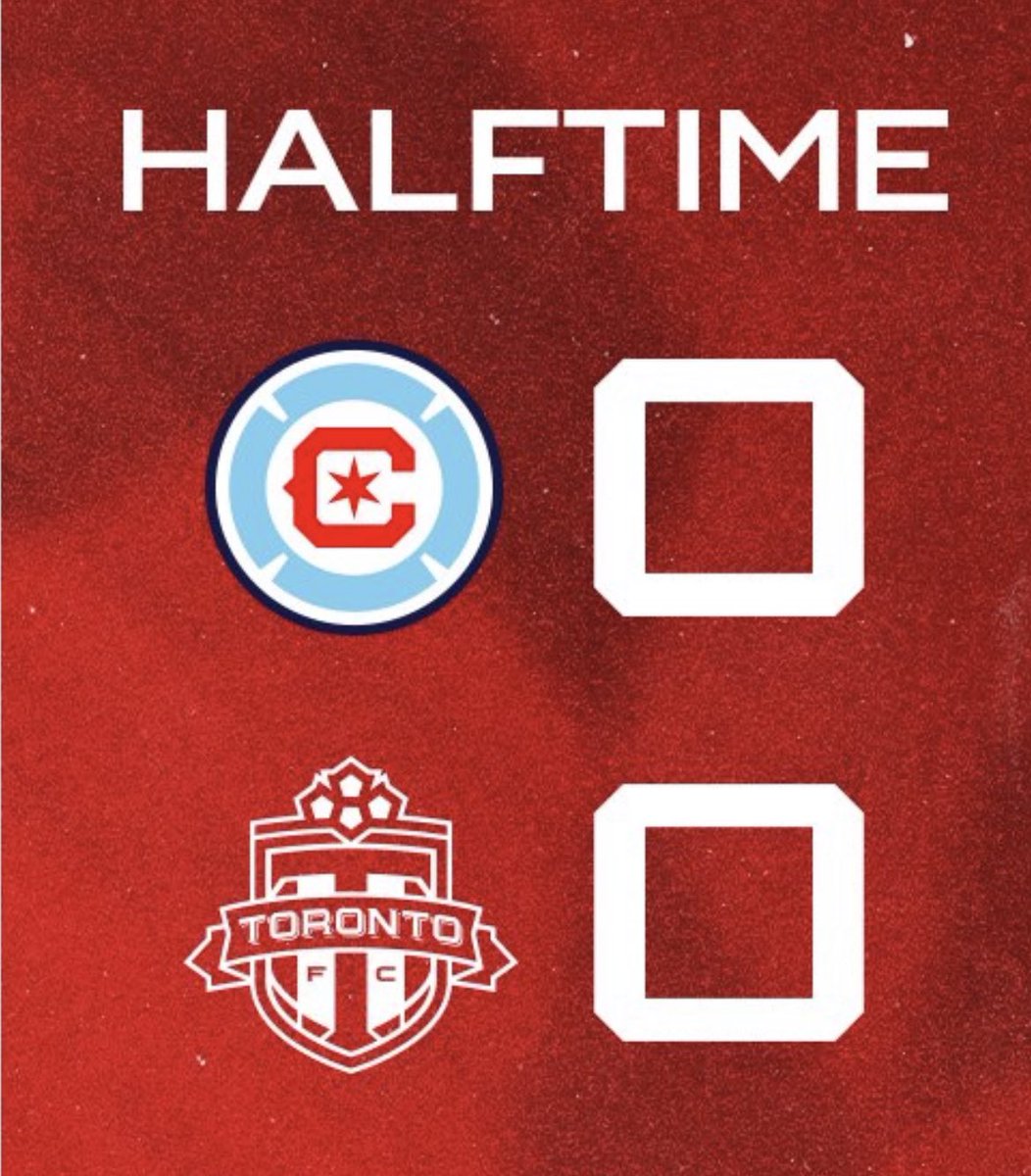 Half time en Toronto FC #lafieradeportiva #TORvCHI