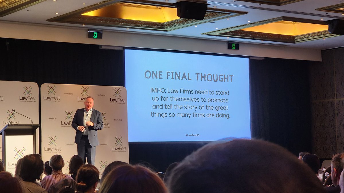 Totally agree Jon Calder, @TompkinsWake #lawfest23 #lawfest #lawfirmmanagement #lawfirmleadership #lawfirmmanagement