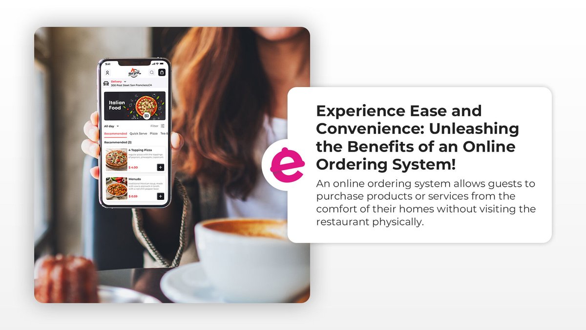 myeatos's tweet image. Say goodbye to lines and ease into convenience with an online ordering system! :star-struck: Get exactly what you want, when you want it. It&apos;s convenience at its best.

#eatOSblog #eatOS #restauranttech #eatOSPOSInc #restaurantsmadesimple #myeatOS