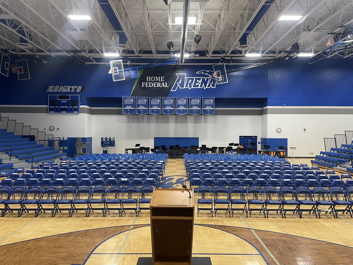 KassonMantorville HS (@kmkometshs) on Twitter photo KoMet Class of 2023, Home Federal Arena is ready for you! Graduation practice tomorrow (Thurs) @ 9 AM sharp. Caps and gowns on for KoMet Grad walk through <a href="/KMElem/">KM Elementary School</a> immediately following. #KoMetExcellence KoMet Class of 2023, Home Federal Arena is ready for you! Graduation practice tomorrow (Thurs) @ 9 AM sharp. Caps and gowns on for KoMet Grad walk through <a href="/KMElem/">KM Elementary School</a> immediately following. #KoMetExcellence