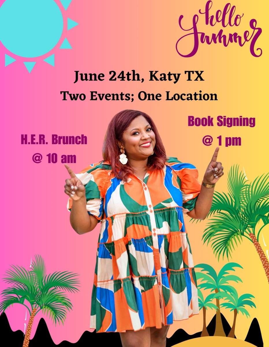 MrsFlegeance's tweet photo. Summer is almost here. Let's start it off with not 1 but 2 exclusive events on June 24th @arkbyn 

Event #1: Women's HER Brunch. Click here: https://t.co/QF3Ba3HC9I seats are limited 

Event #2: Book signing by Author of She's Bearing All Fruits #1 INTERNATIONAL Bestseller 📚 https://t.co/2X09GXLD2P