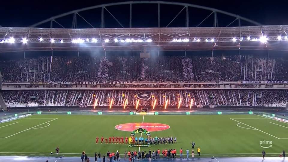 liberta___depre's tweet photo. Mosaico da torcida do Botafogo, no Nilton Santos, na partida contra o Athletico-PR, pela Copa do Brasil - 31/05/2023 https://t.co/t0H9rsacVG