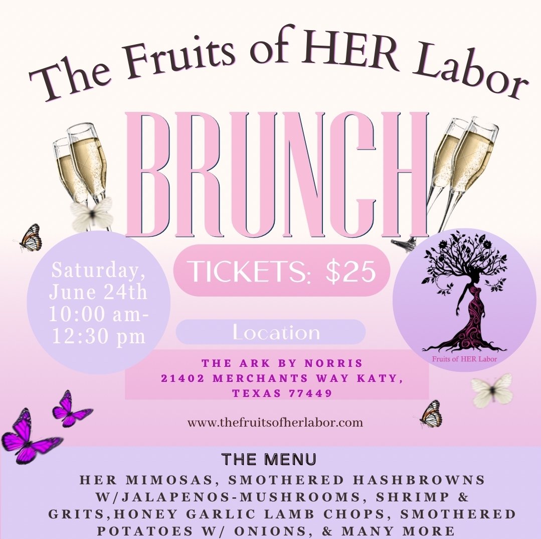 MrsFlegeance's tweet photo. Summer is almost here. Let's start it off with not 1 but 2 exclusive events on June 24th @arkbyn 

Event #1: Women's HER Brunch. Click here: https://t.co/QF3Ba3HC9I seats are limited 

Event #2: Book signing by Author of She's Bearing All Fruits #1 INTERNATIONAL Bestseller 📚 https://t.co/2X09GXLD2P