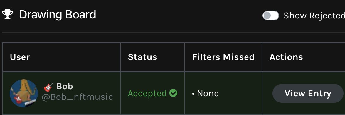 Congrats <a href="/Bob_nftmusic/">🎸Bob</a> 
You get the wl for Norbert!

Shoot us a DM!