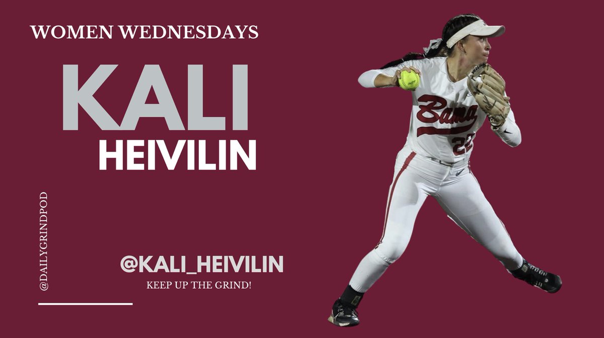 dailygrindpod's tweet photo. 🌟 It's #WomenWednesday and we're celebrating the incredible talent of softball player  @kheivilin03 ! ⚾️🔥 Her skills on the field are unmatched, and she's an inspiration to all aspiring athletes. Keep shining, Kali! ✨💪 #WomenInSports #SoftballQueen https://t.co/NIynir8G9Q