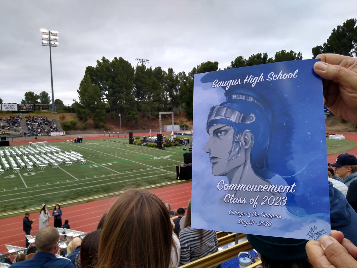 Is coming to you live from College of the Canyons for the Saugus High graduation ceremonies. Congratulations to the Class of 2023. #graduation2023 #saugushigh #Classof2023 #Wednesdayvibe