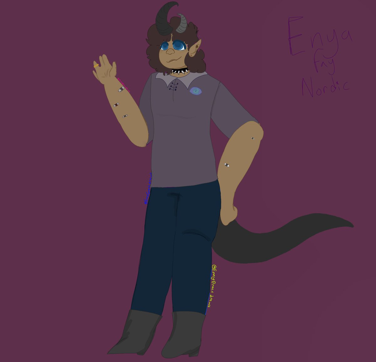 Graygracedraws's tweet photo. Yo it’s Enya
(#DDA #DDAOC #OC #originalartwork #Originalcharacter #DeviDeviAcademy #DeviDeviAnarchy #DeviDeviAcademyOc #DeviDeviAnarchyOc ) https://t.co/PttkqRViQR