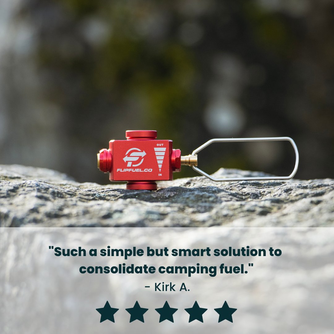 flip_fuel's tweet image. "Such a simple but smart solution to consolidate camping fuel! Glad I bought one." - Kirk A.
Verified purchase, 1/17/2023

Thanks to everyone who has left us a review! We're up to 212 reviews(!) and are incredibly grateful flipfuel.co 

📸: @mwestlakephoto 
#FlipFuel