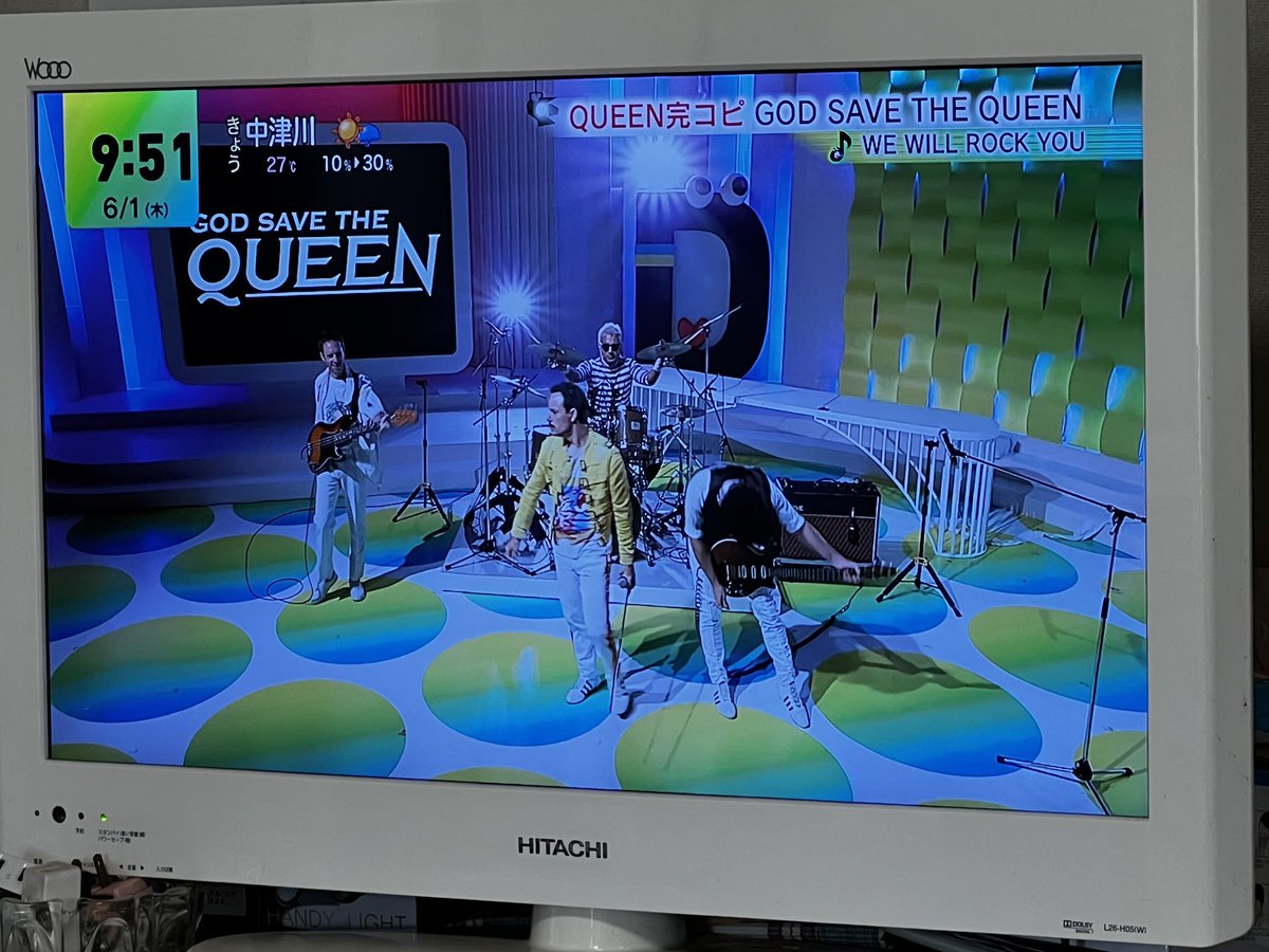 #DayDay
#GodSaveTheQueen 
Queenの、完コピバンド‼️