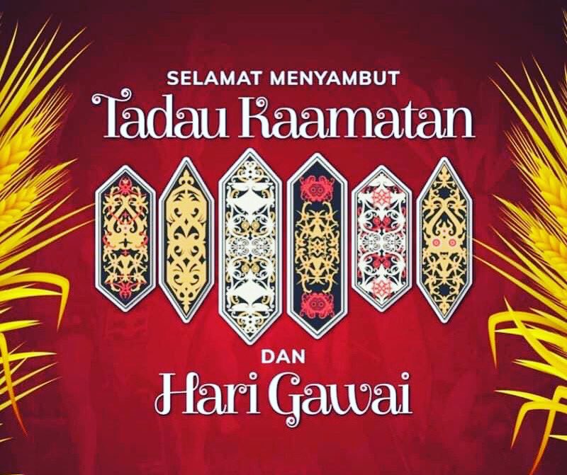 RezaBadiuzzaman's tweet photo. SELAMAT MENYAMBUT TADAU KAAMATAN DAN HARI GAWAI kepada keluarga, rakan-rakan dan warga BORNEO yang menyambutnya....

"Kotobian tadau tagazo do kaamatan kumaa saavi-avi tambahutku mantad Sabah!"

"Nuju bala kaban ba menua, Selamat Gawai Dayak! Anang ngansak sesemak!"

ENJOY 🥳 https://t.co/NzQntUhQNl