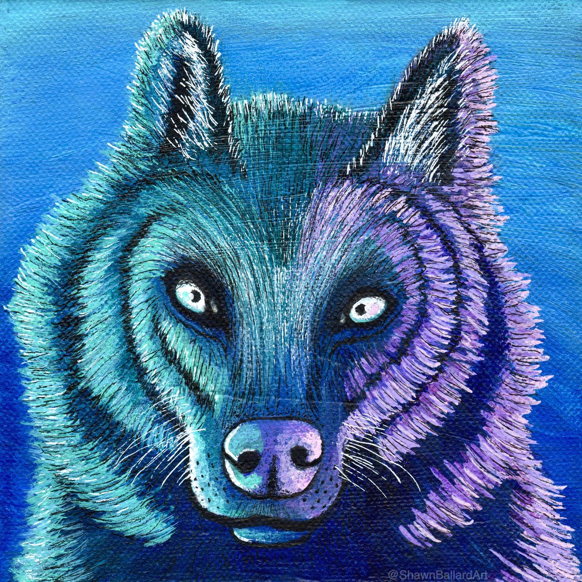 Husky Portrait - Limited Color Palette
Oil, Acrylic & Ink on Canvas 6”x6”

For Sale - Free US Shipping

#STLMade #huskyart #huskydrawing #dogpainting #canineart #caninepainting #caninedrawing