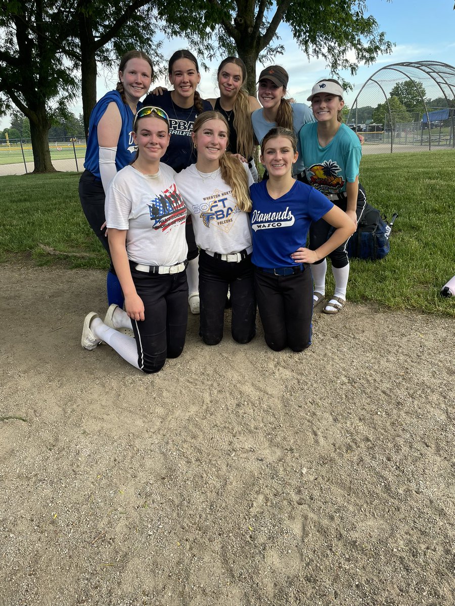 First practice back for these Diamonds!!! Getting ready for summer ball! 💎🥎💎 #WascoProud