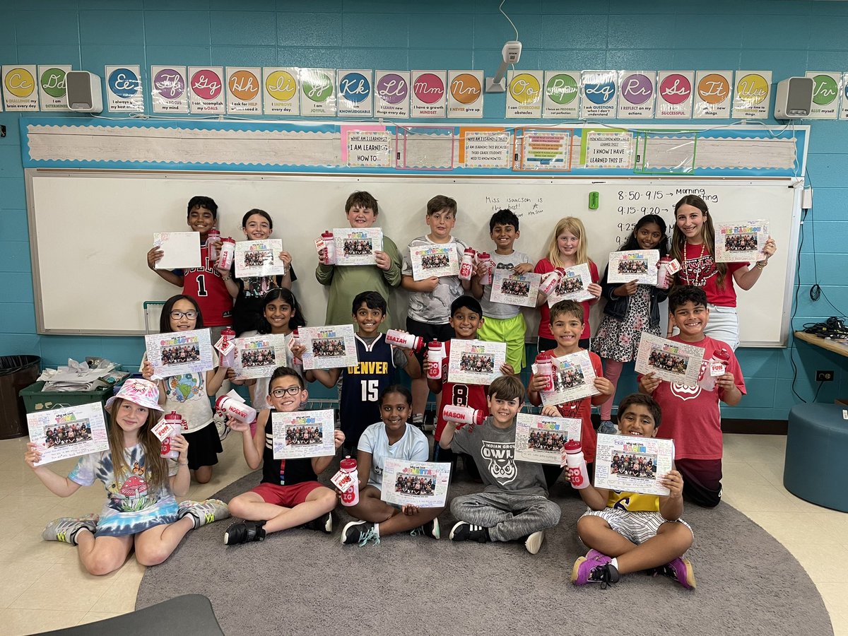 This year flew by. We had another awesome year in Room 52. Ready for summer &amp; 4th Grade !! I’ll miss you 3rd Graders 🫶🏻🥳🍎✏️