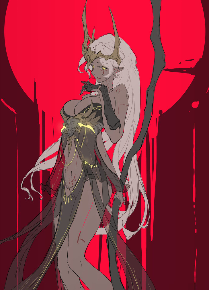 SpencersBox's tweet photo. 恶魔之女 via @artstationhq https://t.co/z7InSdiFTo https://t.co/dayiAgzH2F