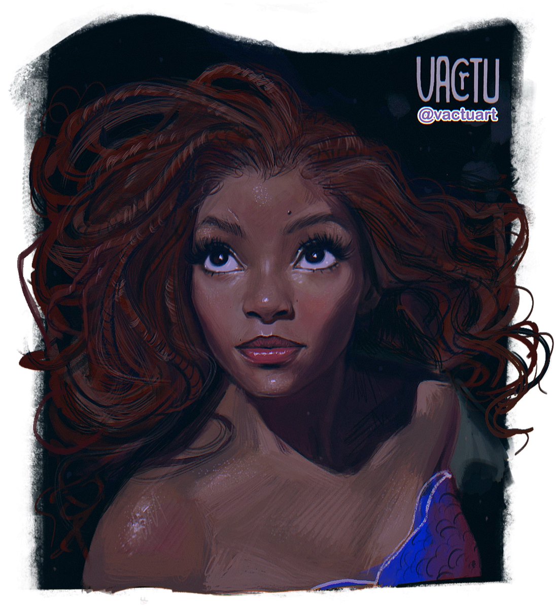 「my little mermaid  study 1/4」|VactuART (Commissions CLOSED)のイラスト
