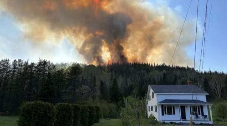 HotshotWake's tweet photo. Today in Canada: 
#wildfire #canada #Alberta 

📷1) British Columbia: The Donnie Creek Fire in northern BC is now 412,000 acres. It made a 74,000 acre run yesterday.

📷2/3) Quebec: Thousands evacuated due to multiple fires. One already 25,000 acres. 

📷4) Alberta: Massive fire today near the community of Fort Chipewyan.

Nova Scotia: Banned ALL outdoor recreational activities for the foreseeable future due to the extreme fire risk. 
This includes: hiking, fishing, forestry work, mining operations, OHVs, dirt road access, boating, biking, and more. 

They have also increased the fine for breaking the burn ban from $250 to $25,000. I bet the Tantallon Fire had something to do with that. 

Saskatchewan: The entire community of La Loche Saskatchewan is being evacuated due to multiple fires burning close to the community.

Busy day up North.
