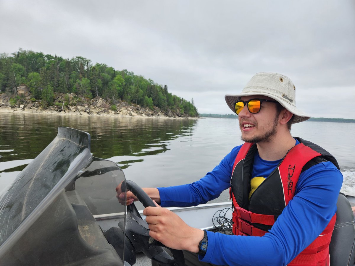 The crew has been sampling Lake Winnipeg the last 2 weeks and its been a blast!