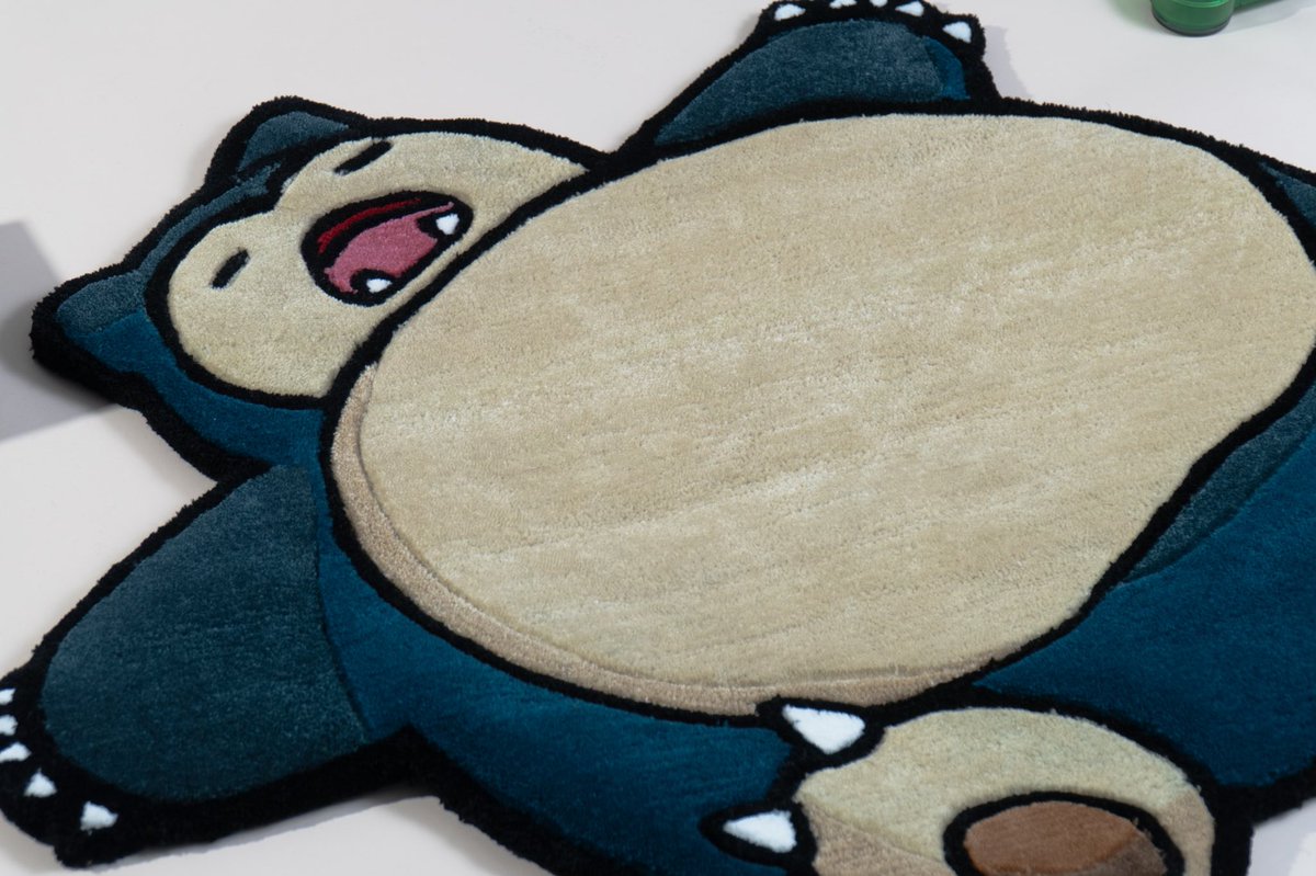 3ftx3ft Snorlax rug I made! ✨
