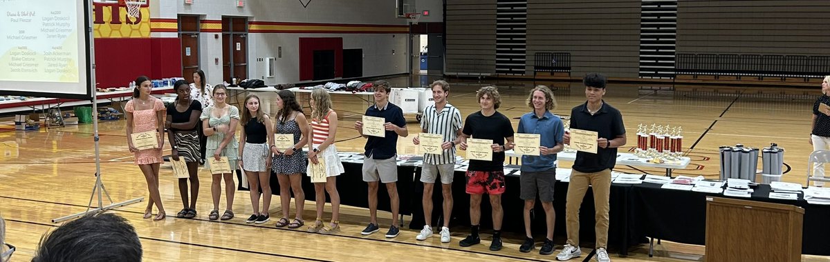 BBHHSTrackXC's tweet photo. End of the year banquet for the 2023 BBHHS Track and Field season!! We will miss you seniors! #foreverabee 🐝🏃 https://t.co/JgfIPXjJW6