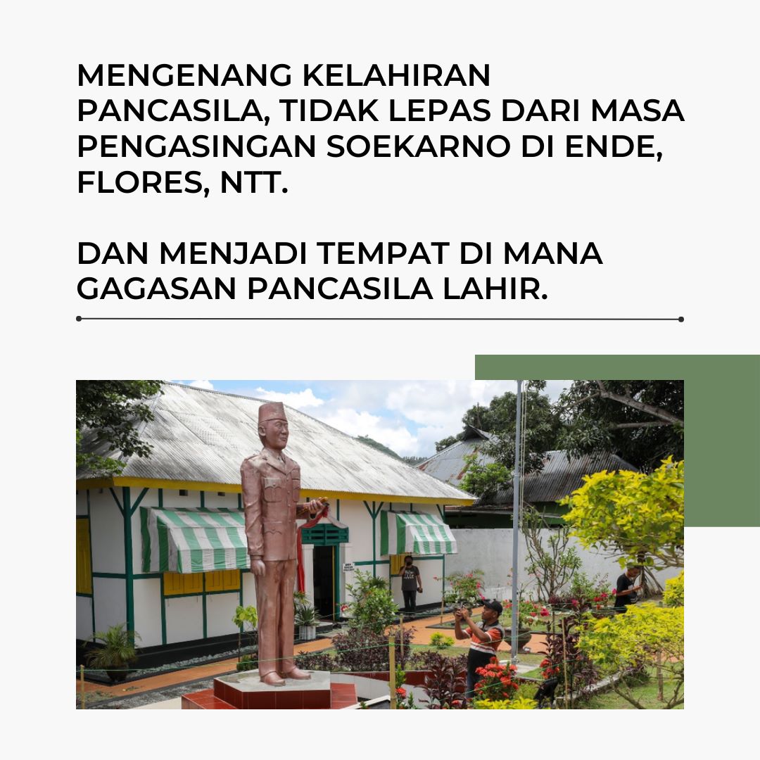 Dengan memperingati hari Pancasila diharapkan pikiran cerdas Bung Karno menjadi inspirasi bagi generasi muda

#PancasilaGotongRoyong
Harga Diri Bangsa