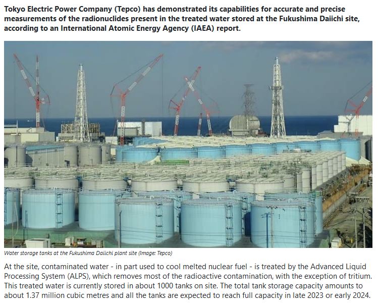 IAEA finds Fukushima water sampling meets requirements
world-nuclear-news.org/Articles/IAEA-…
#nuclear #uranium #thorium #repeal140A #auspol #AusPol2023