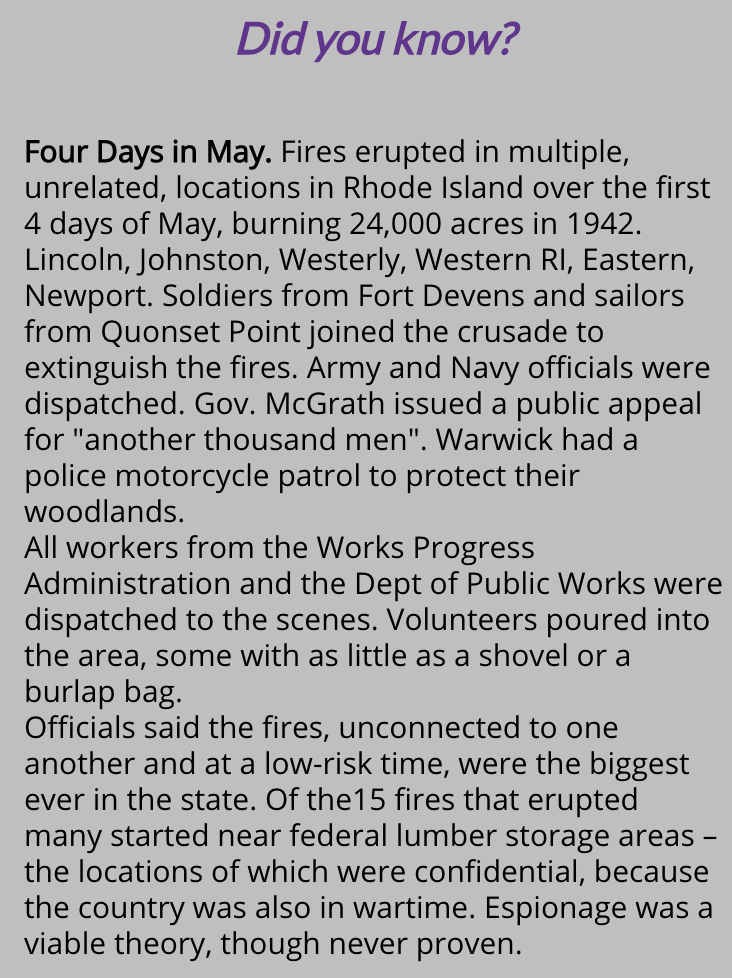 RINewsToday's tweet photo. Did you know?
#FourDaysinMay #fires #RhodeIsland #DidYouKnow https://t.co/0Jg9mKxxYA
