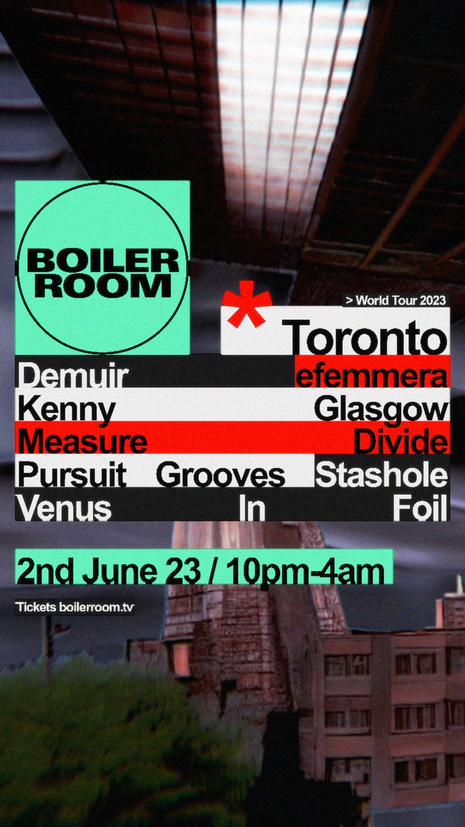 Toronto- This Friday - DJ set from me!!! #boilerroom