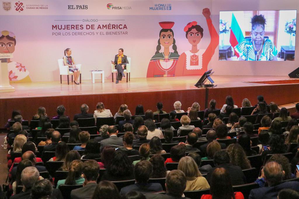 OfeliaAngulo_'s tweet photo. #MujeresDeAmérica | Hoy las mujeres estamos en roles que son espacios de poder y nuestro desafío es obtener la transformación social; por eso luchamos desde cada arista para lograr la justicia social. 1/2 https://t.co/FmJQkNMCGI
