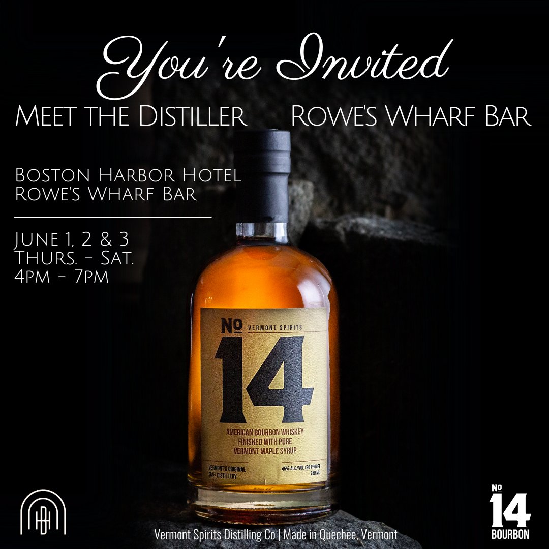 If you're in Boston this week, stop in and see us at Rowe's Wharf Bar! Boston Harbor Hotel is hosting: Meet the Distiller Featuring No 14 Bourbon!
Thursday - Saturday, June 1, 2 &amp; 3, 4p - 7p
#CapturetheLight #BostonHarbor #No14Bourbon #bostondrinks #bourbonhunting #bourbontasting