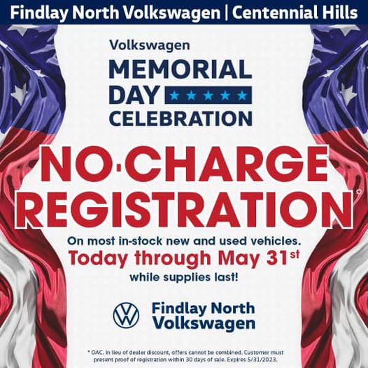 TODAY IS THE LAST DAY! 

Make sure you come down and speak with one of our sales professionals about taking advantage before this evening. 

Findlay North Volkswagen 
7500 West Azure Drive 
Las Vegas, NV 89130